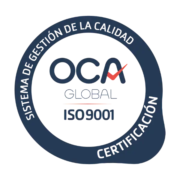 Certificado de calidad OCA Global